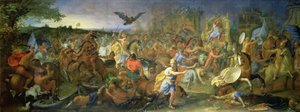 A Batalha de Arbela (ou Gaugamela) 331 aC, c.1673